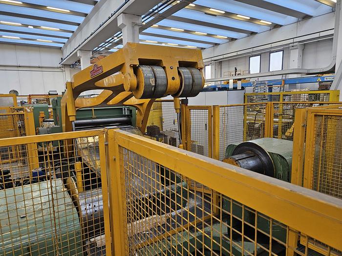 Used F&P + Other 1550mm x 5mm Slitting Line (Used) #4908