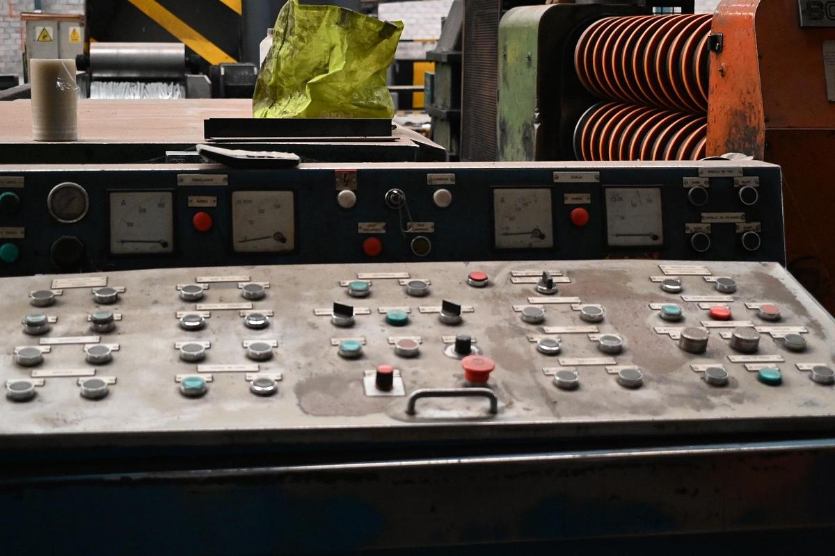 Used BONAK 1550mm x 8mm Slitting Line #0487