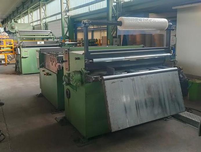 Used F&P 1500mm x .4-2mm Slitting Line (Used) #0171