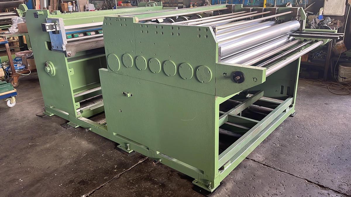 Used BELGIUS  1500x2mm Multi-Blanking Line #4921