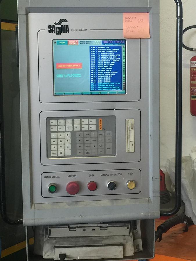 Used  SAGIMA 6550mm x 1.2mm Press Brake #4876