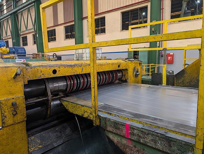Used FAGOR-PROIN 1550x4mm Slitting Line #0214