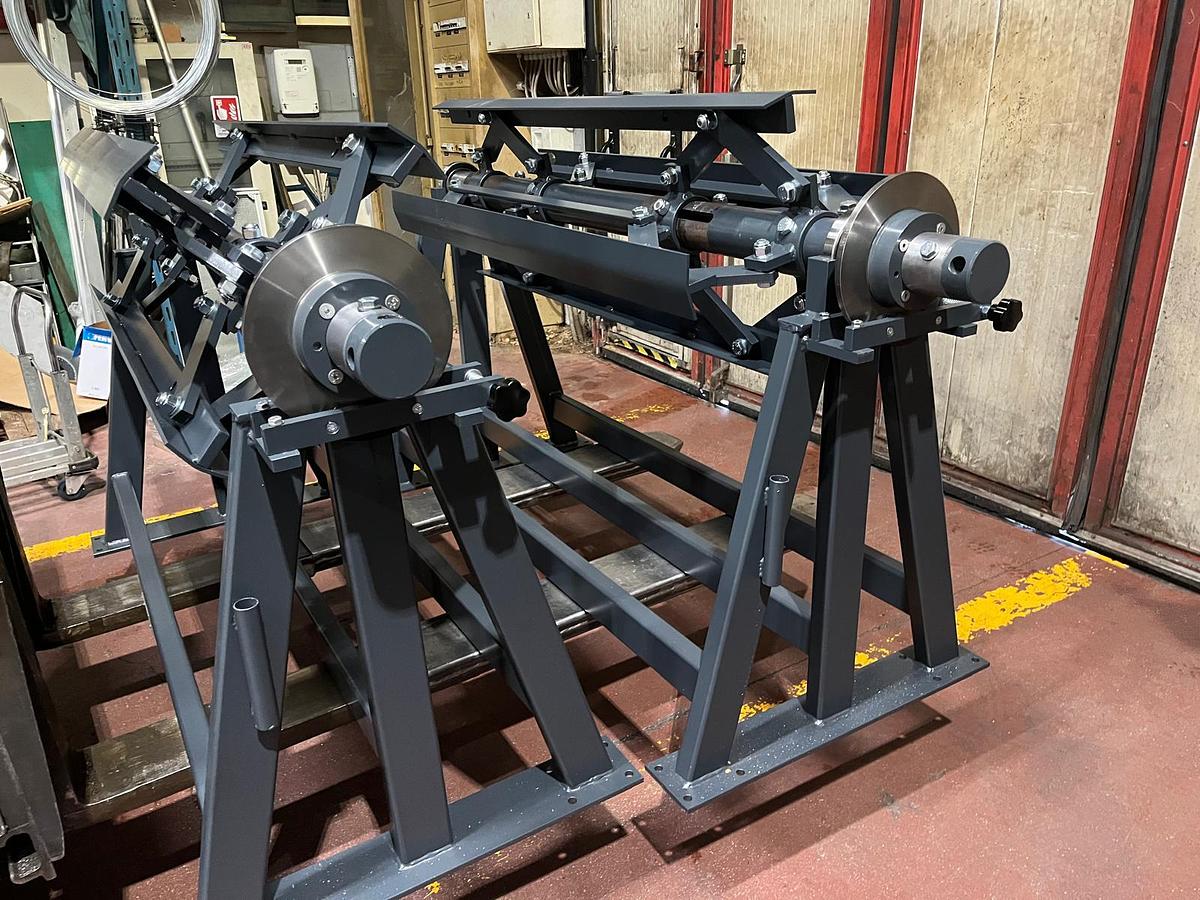 New F&P 500<>1500mm x 2/3ton Undriven Decoilers #4923