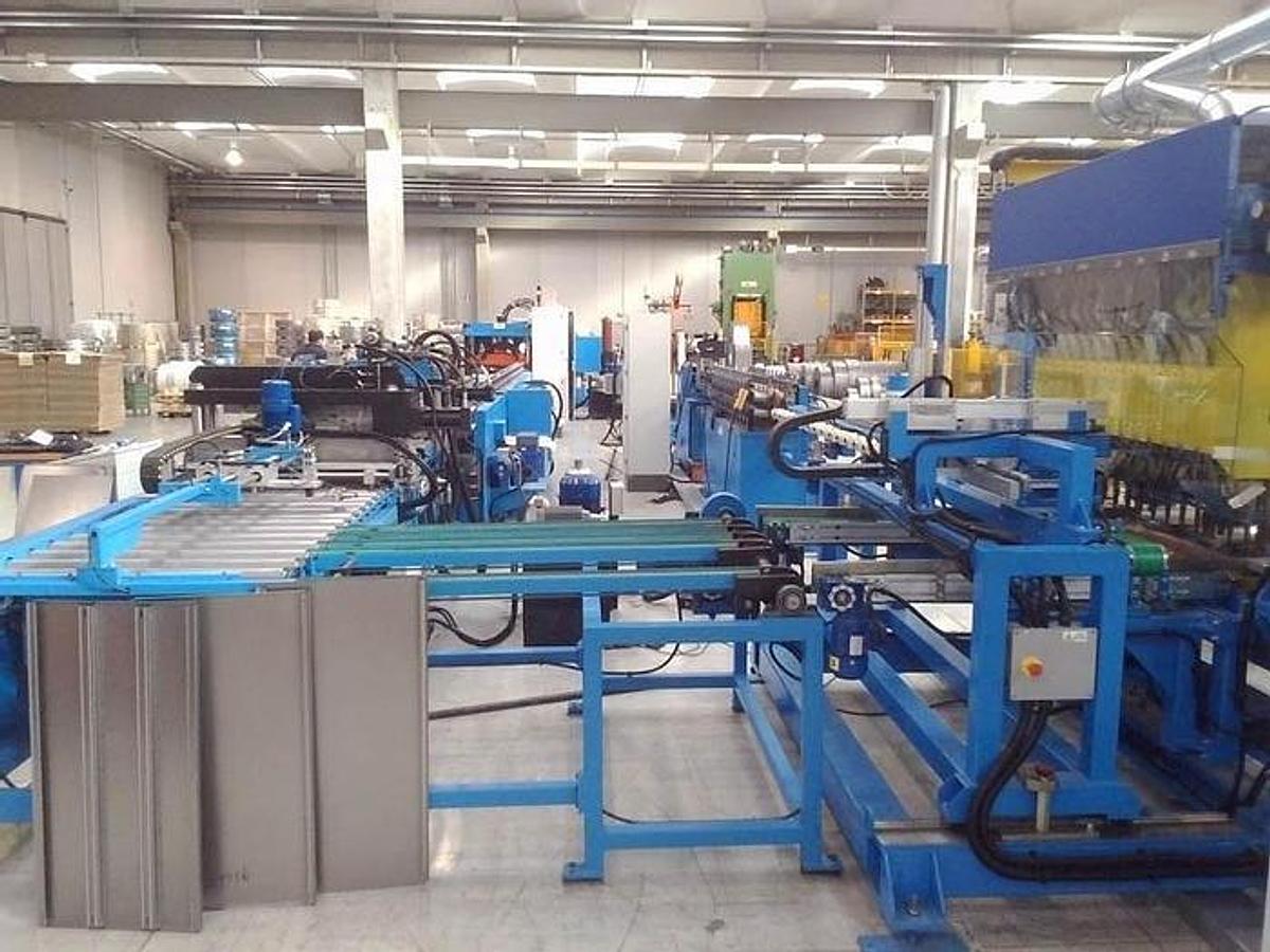 New  F&P Production lines for shelving components #0507