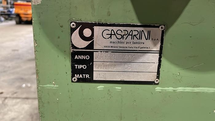 Used  GASPARINI 6m Bending Rolls