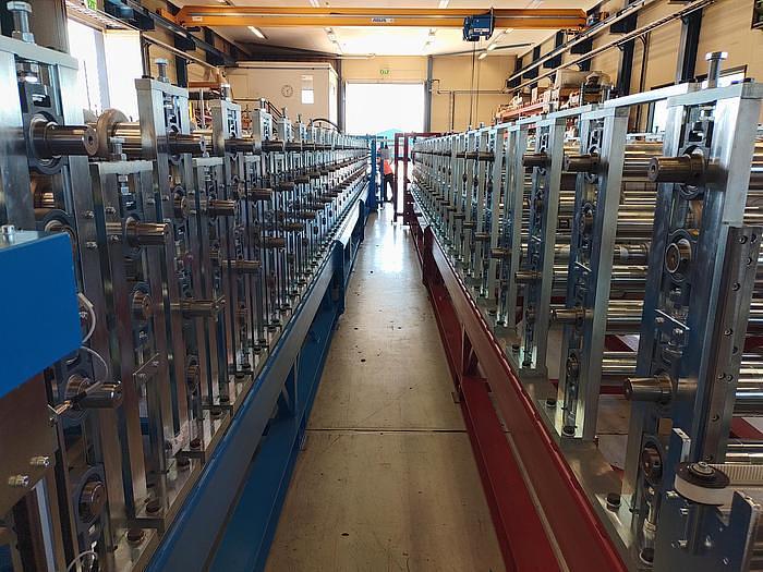 New F&P Dach- und Wandelemente / Produktionslinien