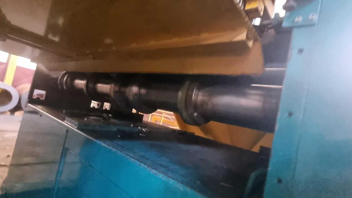 Used  BELGIUS 1500x1.5/2mm Multi-Blanking Line #4921