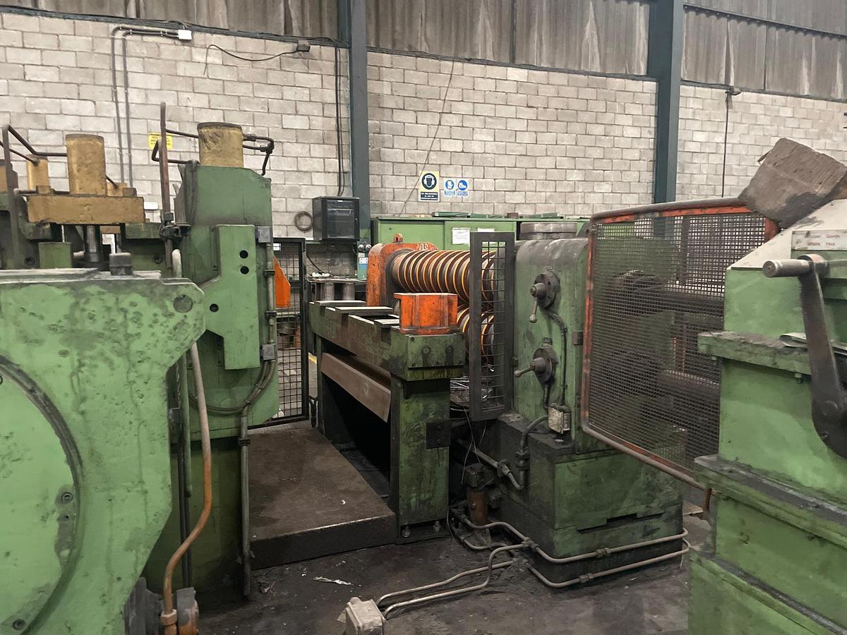 Used BONAK 1550mm x 8mm Slitting Line #0487