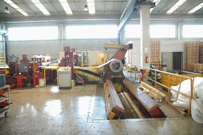 Used  STAMCO COMEC  1500x2mm Slitting Line #0465