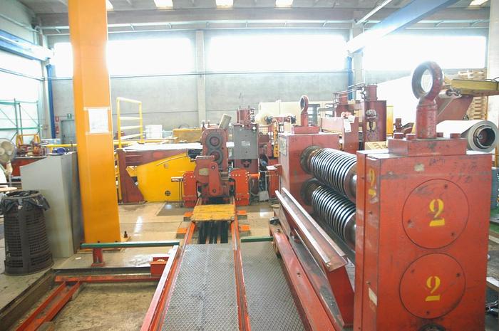 Used  STAMCO COMEC  1500x2mm Slitting Line #0465