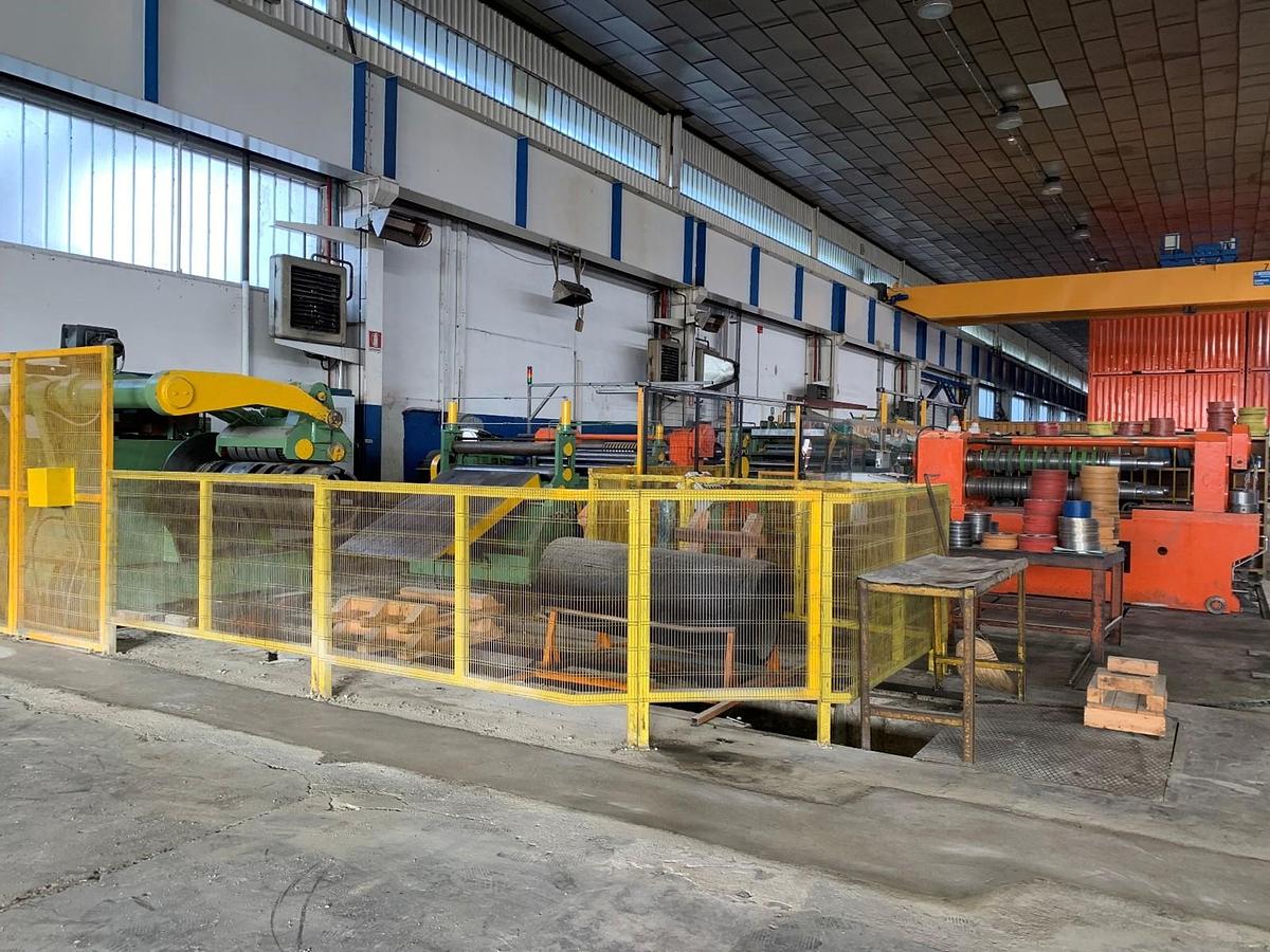 Used  F&P 1250mm x .2-1.8mm / 15ton Slitting Line for sale (Used)