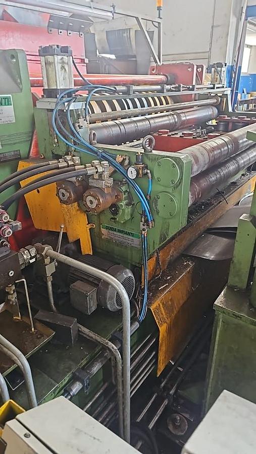 Used GUIDA+SPOTTI 1600x5mm Slitting Line