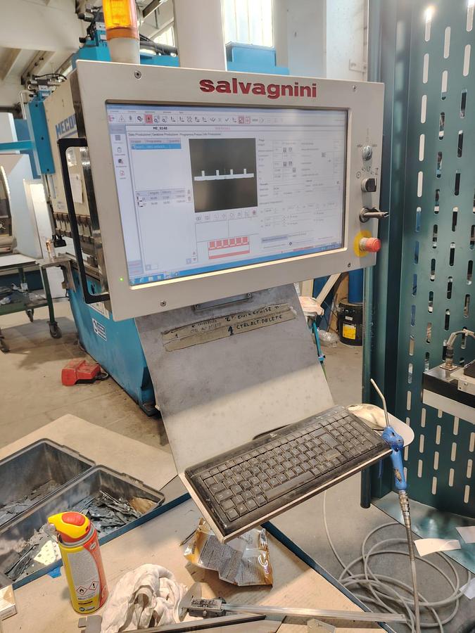 Used MECOS 3000mm x 100t and 2000mm x 50t, 6-Axis Press Brakes