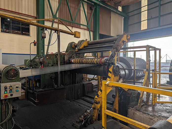 Used FAGOR-PROIN 1550x4mm Slitting Line #0214