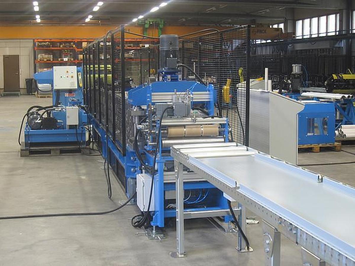 New F&P Production equipment for flashings, pipes, roofing elements...