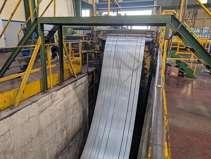 Used FAGOR-PROIN 1550x4mm Slitting Line #0214