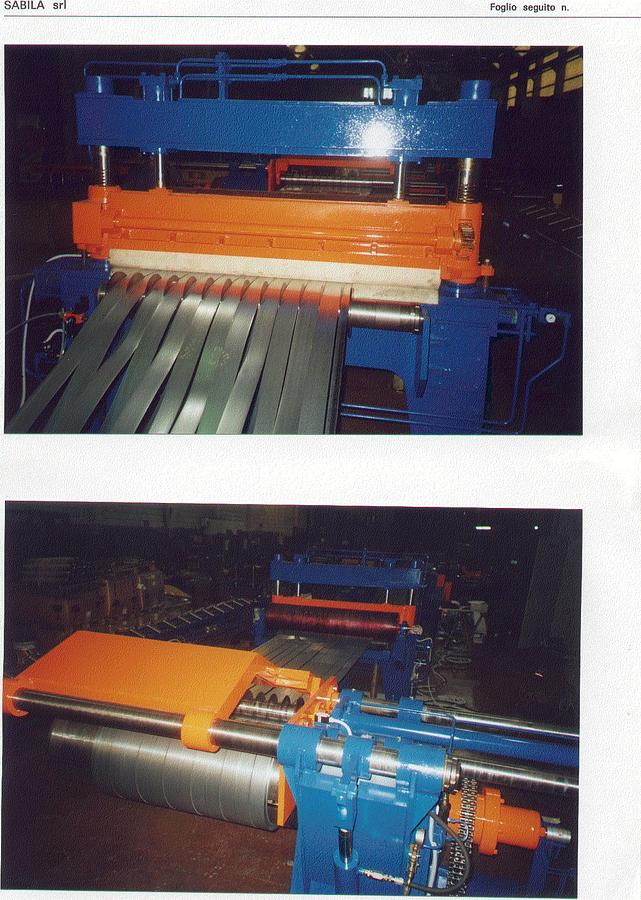 Used  SABILA 1500x2.5mm Slitting Line