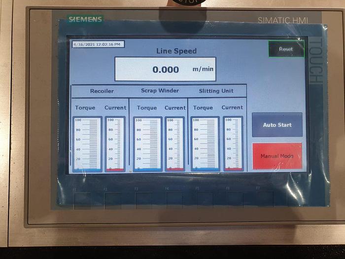 New F&P + Other 1580x2mm Simple Slitting Lines #4905