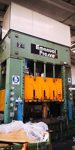 Used EMANUEL 400ton Hydr. Press #0158