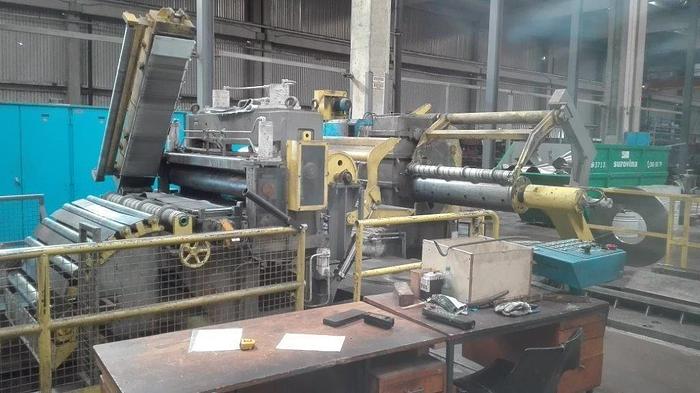 Used  KAGERER-VOEST... 1600x1-7mm Slitting Line #0410