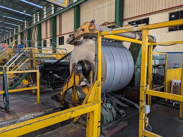 Used FAGOR-PROIN 1550x4mm Slitting Line #0214