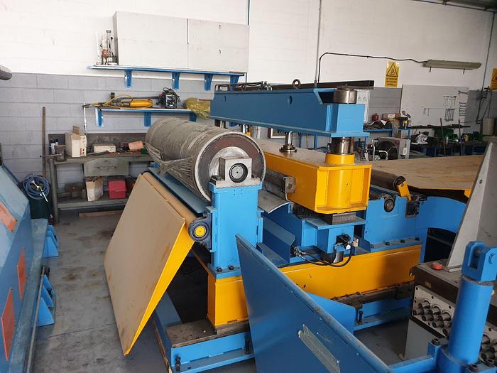 Used  F&P + other 1600x 6mm, 30 ton NEW Slitting Line FOR SALE
