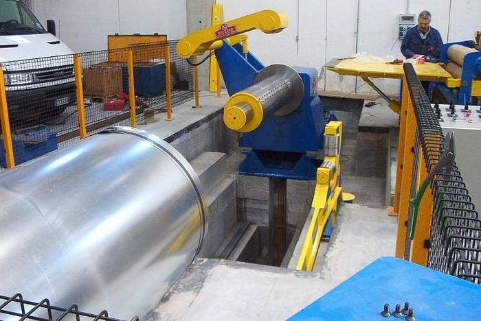 New  F&P 2200mm x .15-3.0mm Aluminium Slitting Line #0021