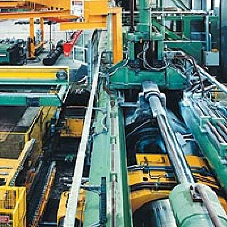 Used BREDA etc. Aluminium Profile Extrusion Line with 1600ton Press