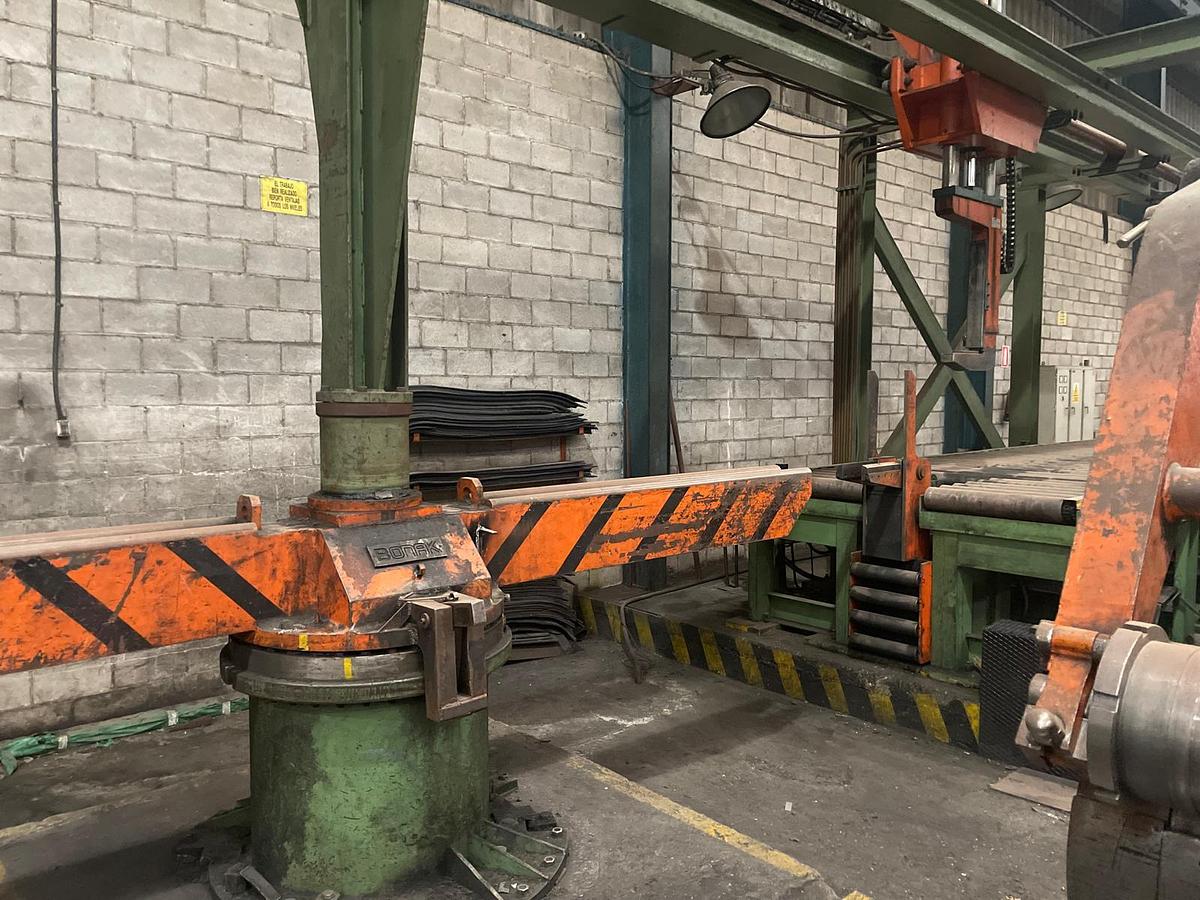 Used BONAK 1550mm x 8mm Slitting Line #0487