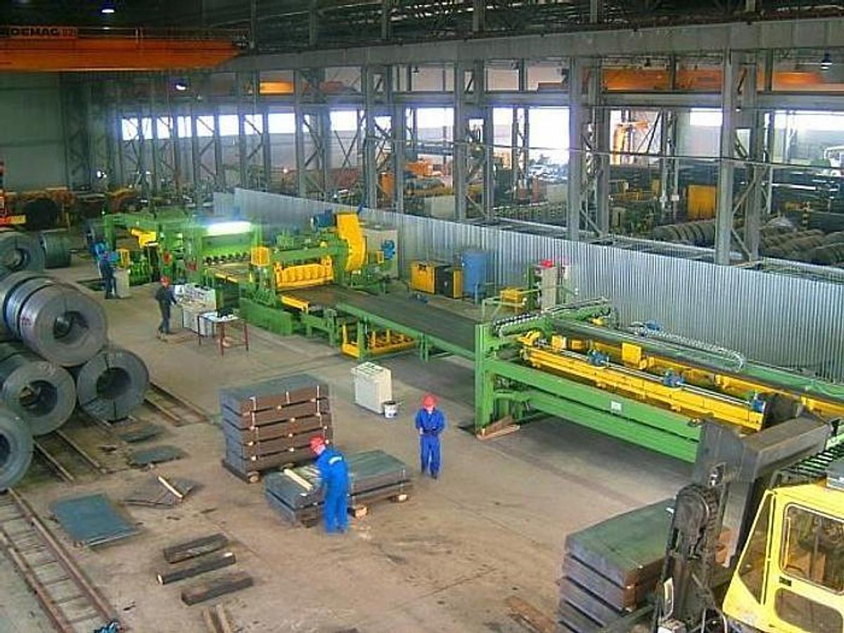 New F&P Steel Service Center: all equipment