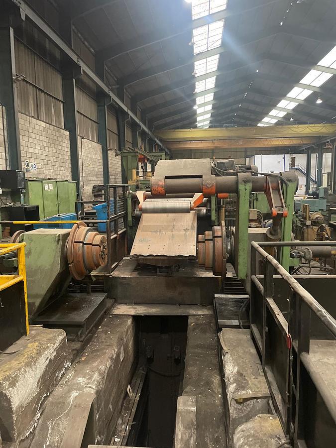 Used BONAK 1550mm x 8mm Slitting Line #0487