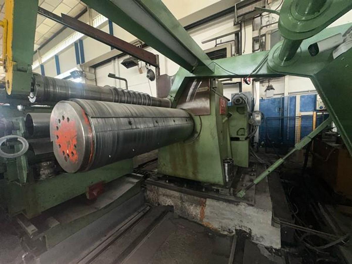 Used  F&P 1250mm x .2-1.8mm / 15ton Slitting Line for sale (Used)
