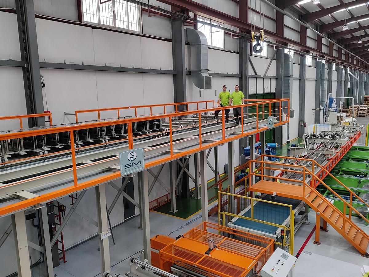 New F&P Trapezoidal Sheet Off-Loading & Packaging System