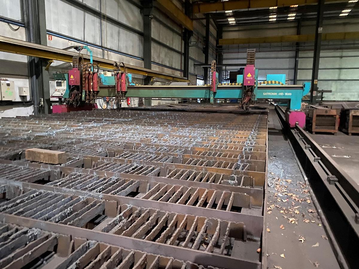 Used SATO  Satronik 10m x 5m Plasma Cutter