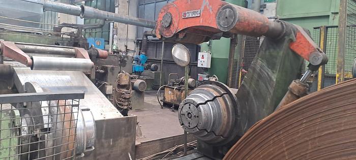 Used BONAK 1550mm x 6mm Slitting Line (Used) #4965