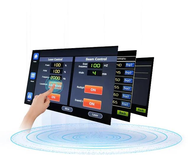 New F&P-PROMECAM Laser Welding, Cleaning, Cutting M/c's #0104