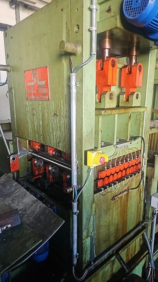 Used SPOTTI+SALICO 600x5mm Multi-Blanking Line