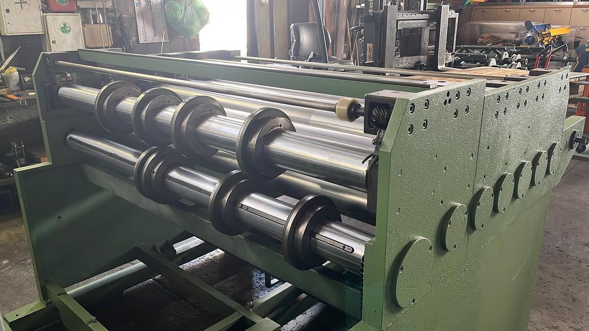 Used BELGIUS  1500x2mm Multi-Blanking Line #4921