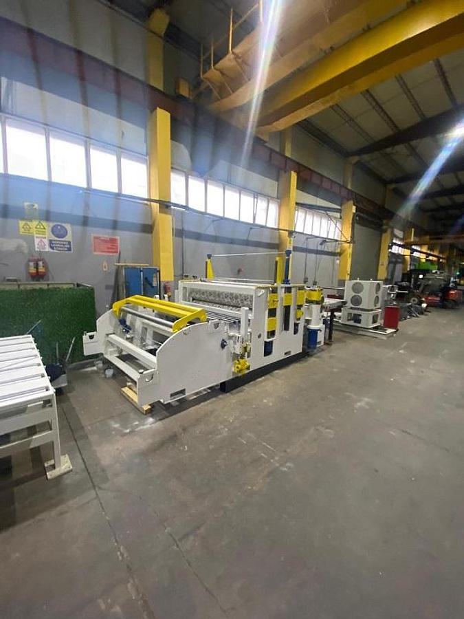 New  F&P 2000x4mm Slitting Line being built #0074