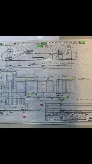 Used GRANDINI 1500x1.5mm Multi-Blanking Line #4932