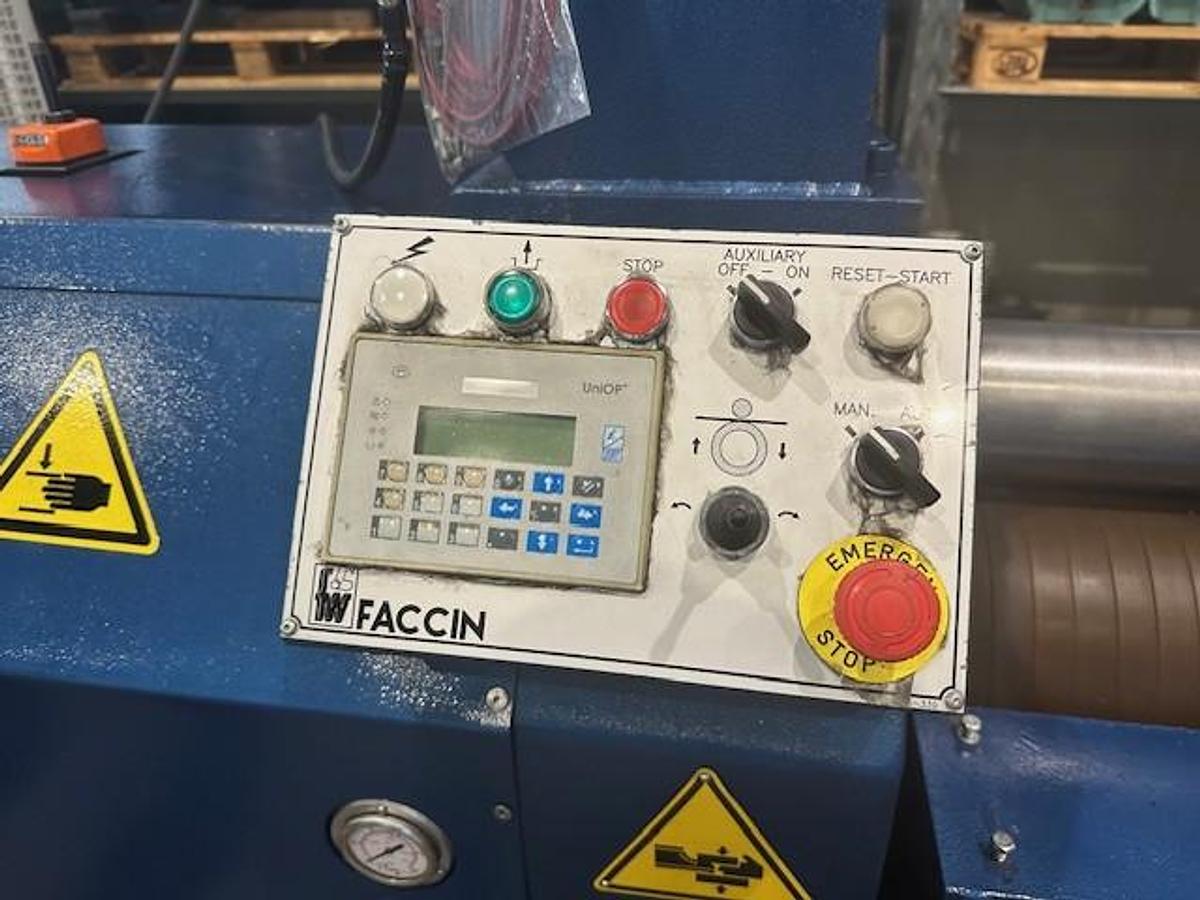 Used FACCIN 1250x3mm 2-Roll Bender