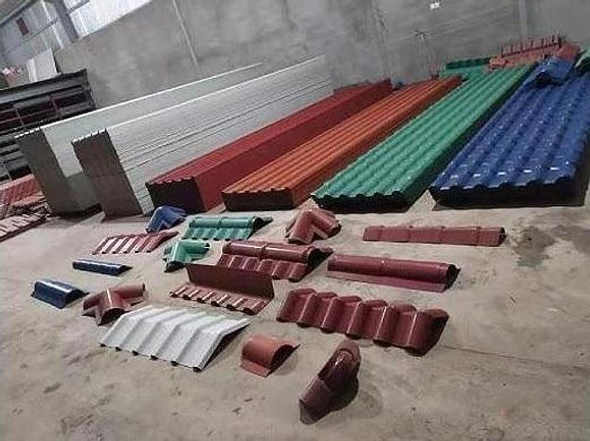 New F&P Production equipment for flashings, pipes, roofing elements...