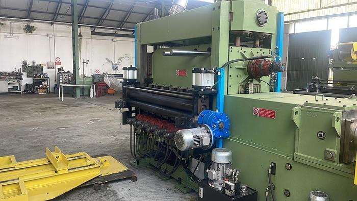 Used  CAMU  1550x2mm S.S. CTL Line, Roll Feeder Type #0042