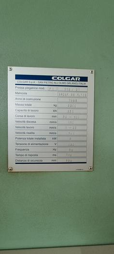 Used  COLGAR 2100mm x 32ton Press Brake #0165