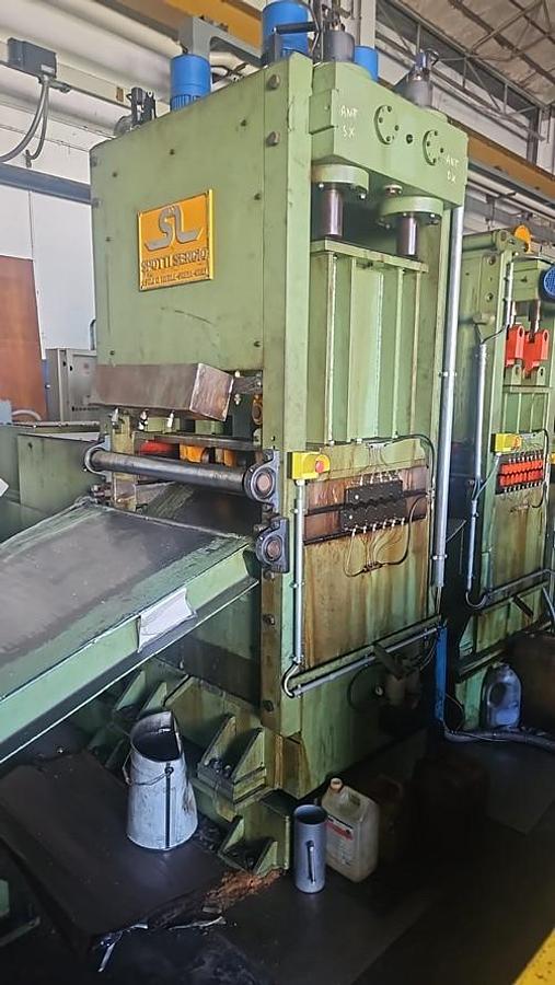 Used SPOTTI+SALICO 600x5mm Multi-Blanking Line