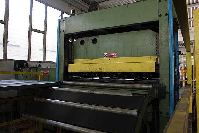 Used  CAMU  1550x2mm S.S. CTL Line, Roll Feeder Type #0042