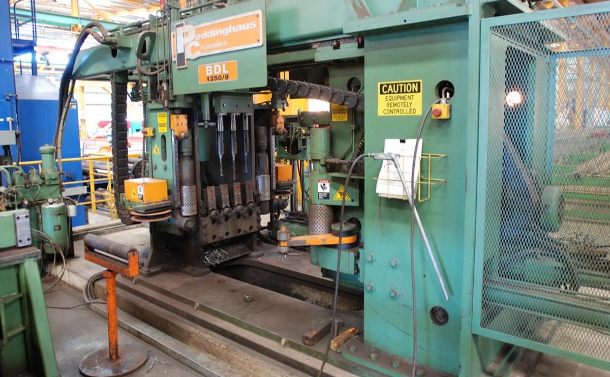 Used F&P Steel Service Center Equipment in Switzerland