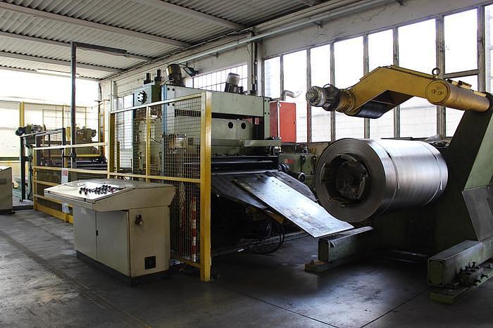 Used  CAMU  1550x2mm S.S. CTL Line, Roll Feeder Type #0042