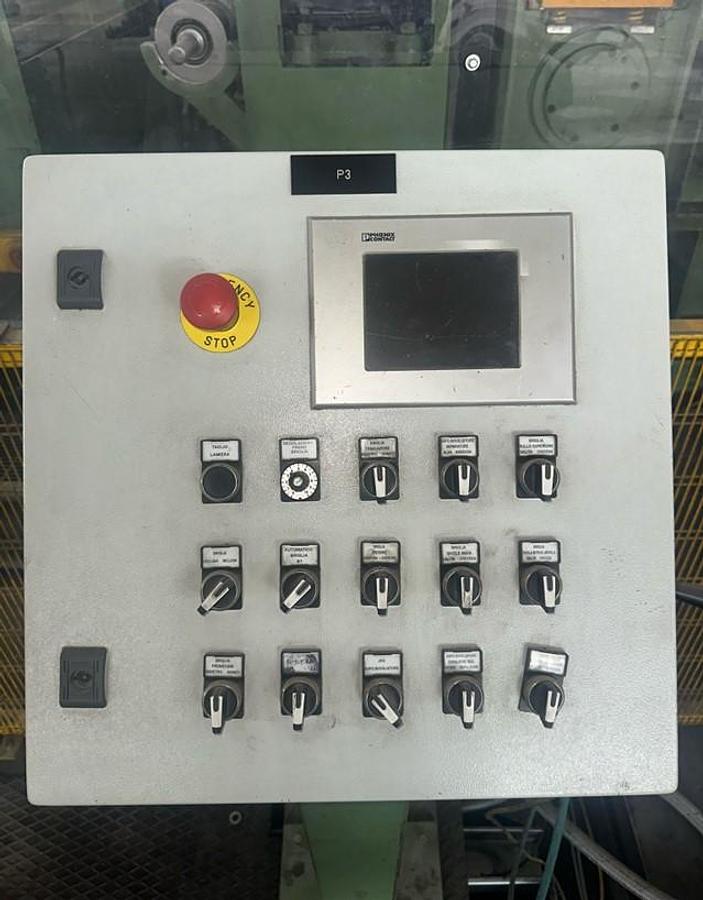 Used  F&P 1250mm x .2-1.8mm / 15ton Slitting Line for sale (Used)