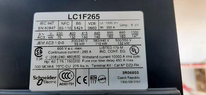 Used Motor, 150 HP, Yaskawa, Vari Speed, 3 Ph, 480 Volt #S740324